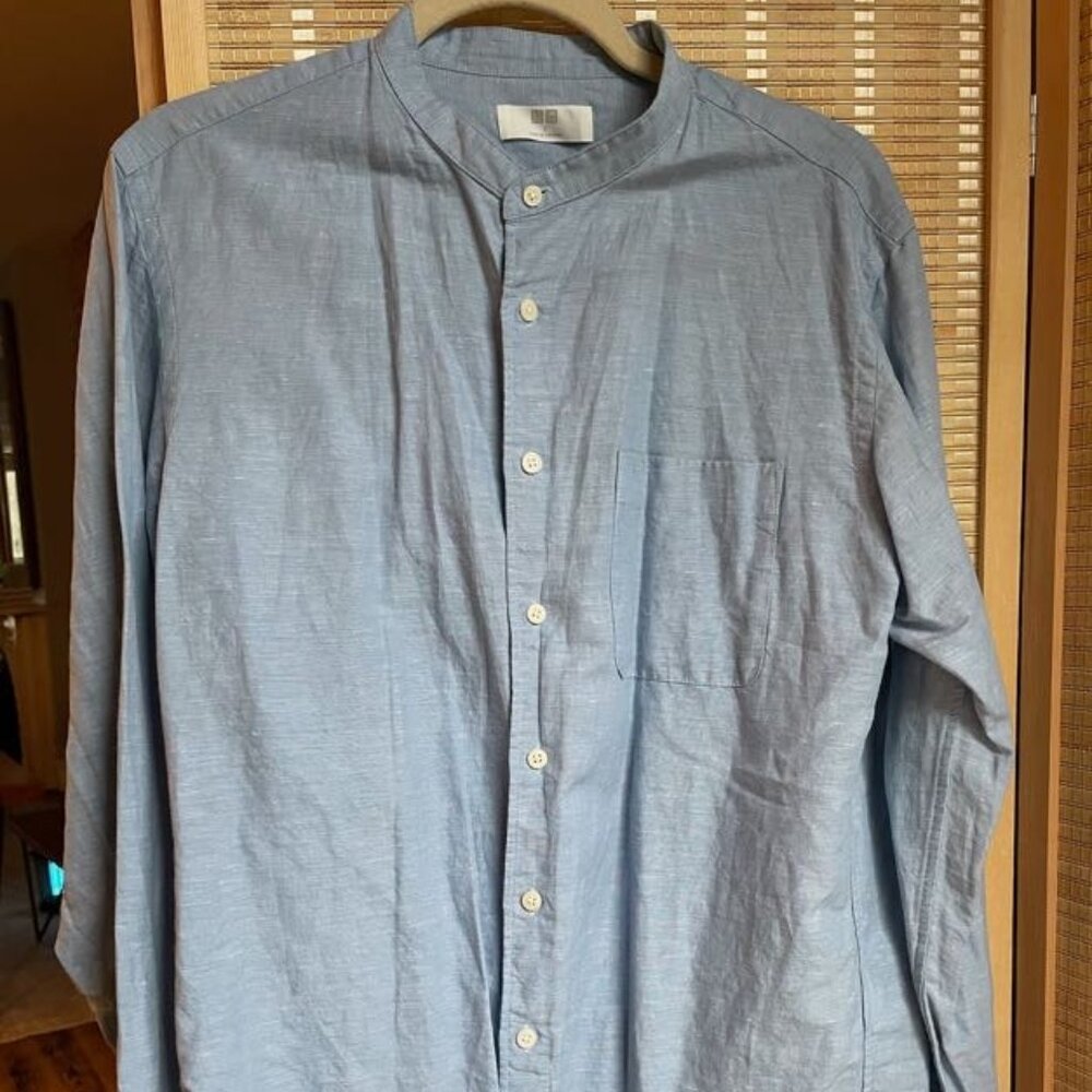Uniqlo Men’s Linen Cotton Blend Shirt